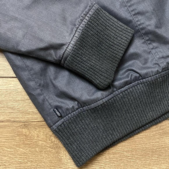 STUSSY CANVAS HOODED JACKET - Picture 4 of 8